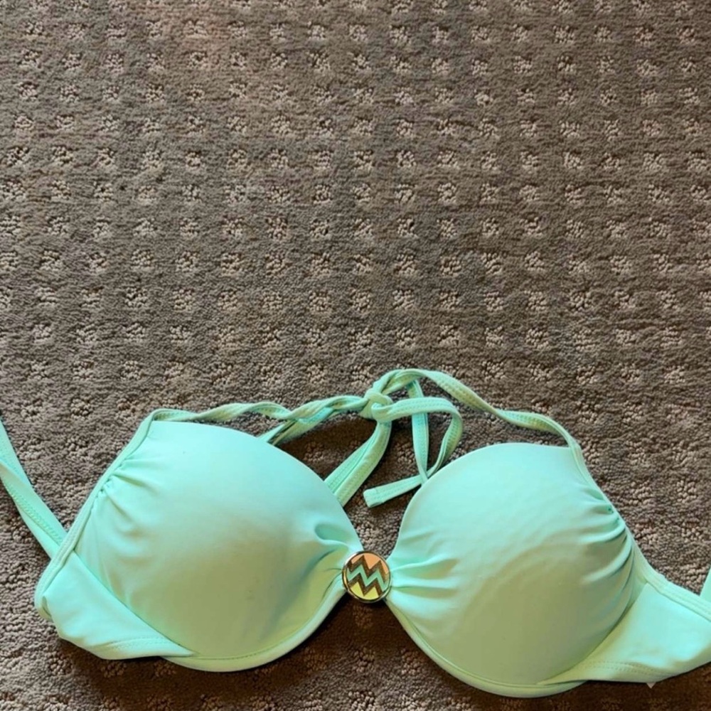 Mint Green Bikini Top